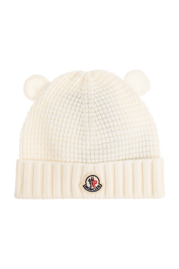 Cap with logo patch od Moncler Enfant
