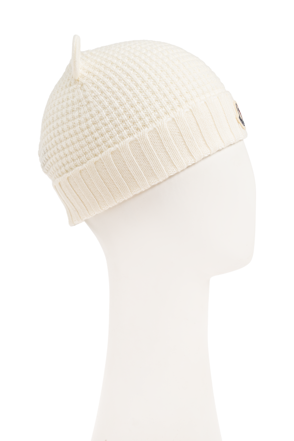 Moncler Enfant Boné com aplicação de logótipo