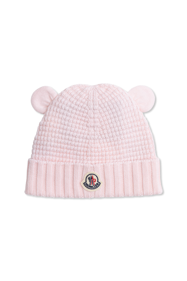 Cap with logo patch od Moncler Enfant
