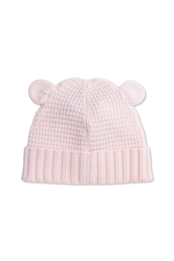 Moncler Enfant Mütze mit Logo-Patch