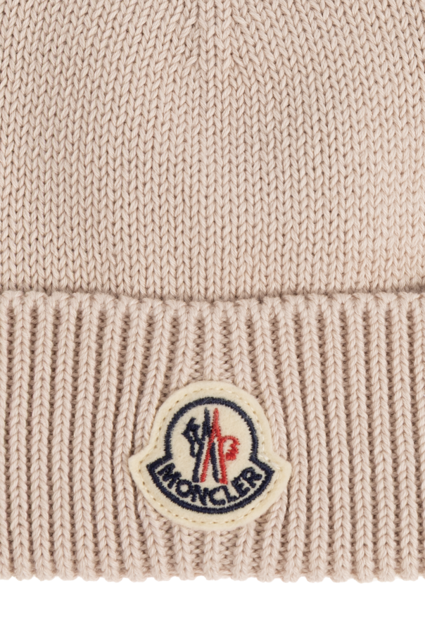 Moncler Enfant Boné com aplicação de logótipo