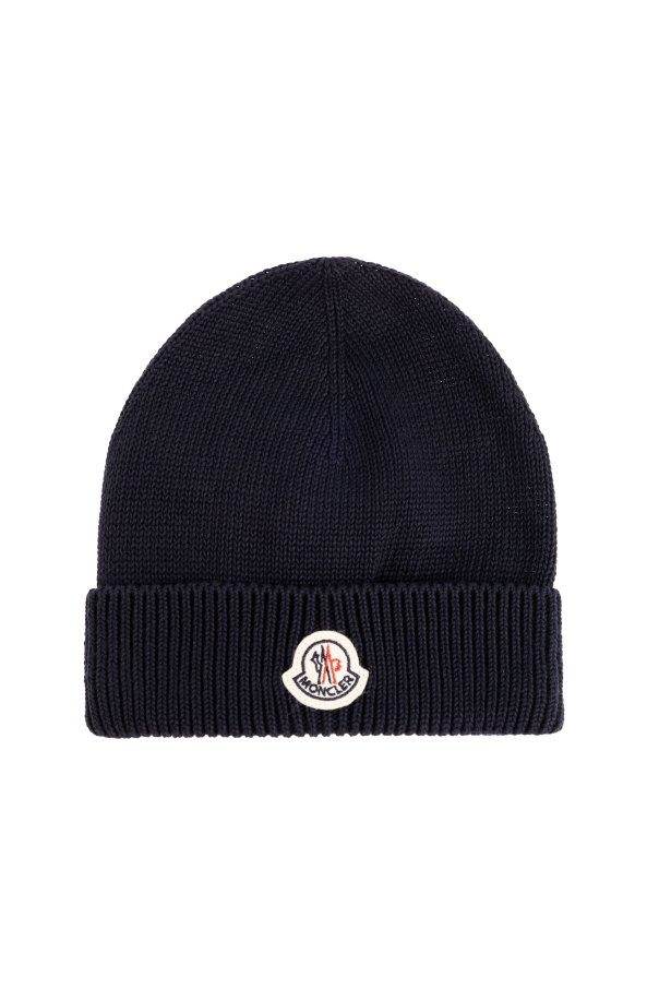 Cap with logo patch od Moncler Enfant