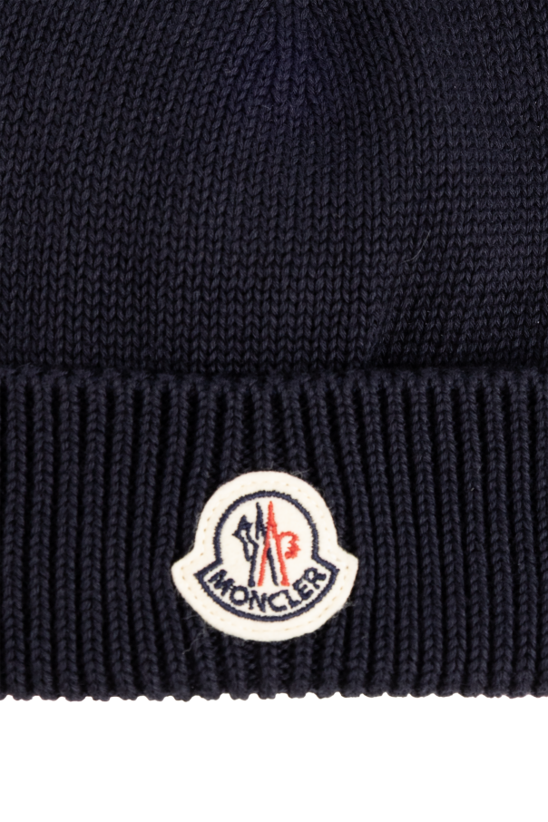 Moncler Enfant Cap with logo patch