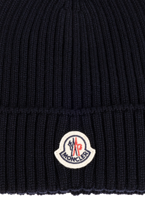 Moncler Enfant Boné com patch de logótipo