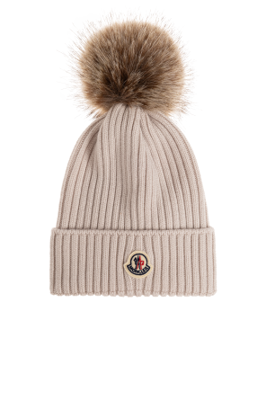 Gorro com pompom e logótipo