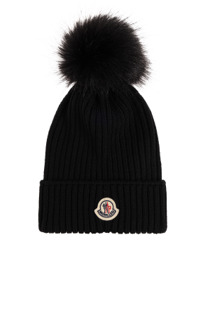 Gorro con pompón y logo