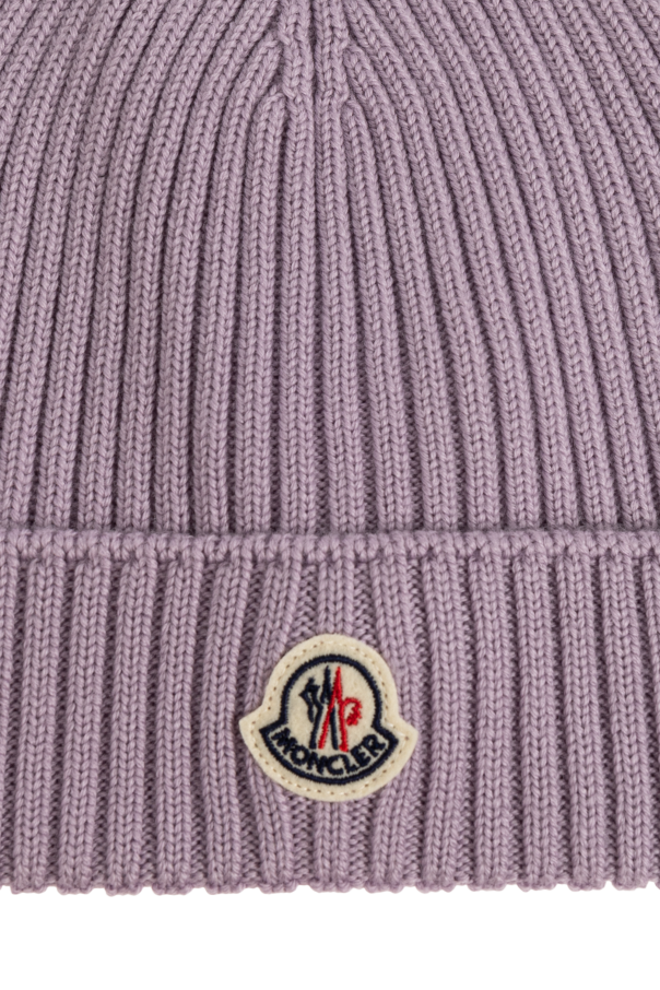 Moncler Enfant Boné com aplicação de logótipo