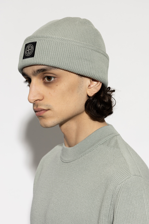 Stone Island Gorro com emblema com logótipo