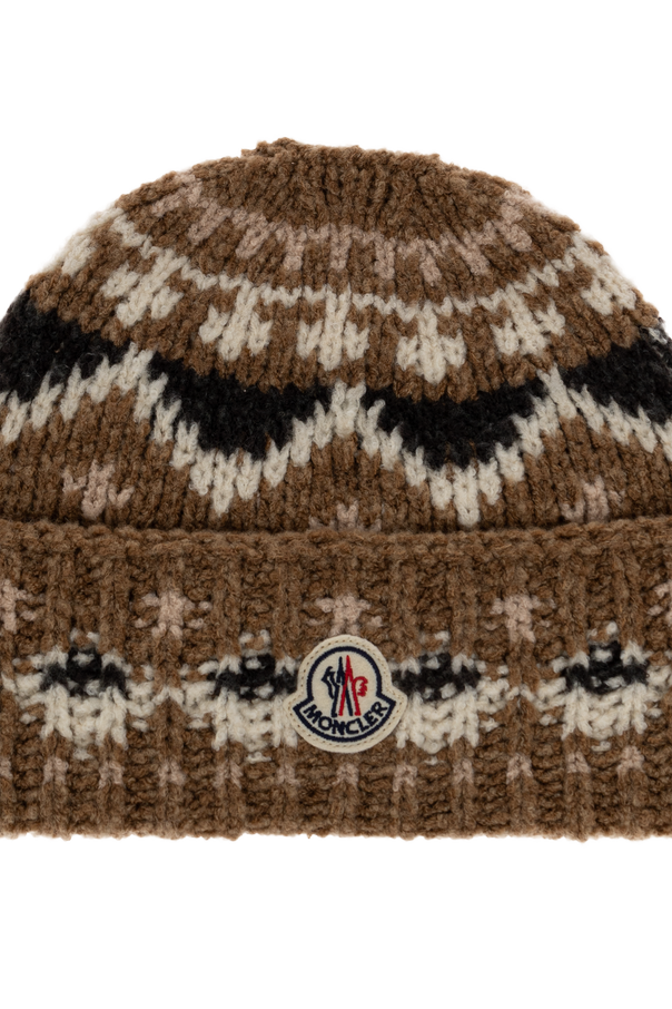 Moncler Wollmütze mit Logo