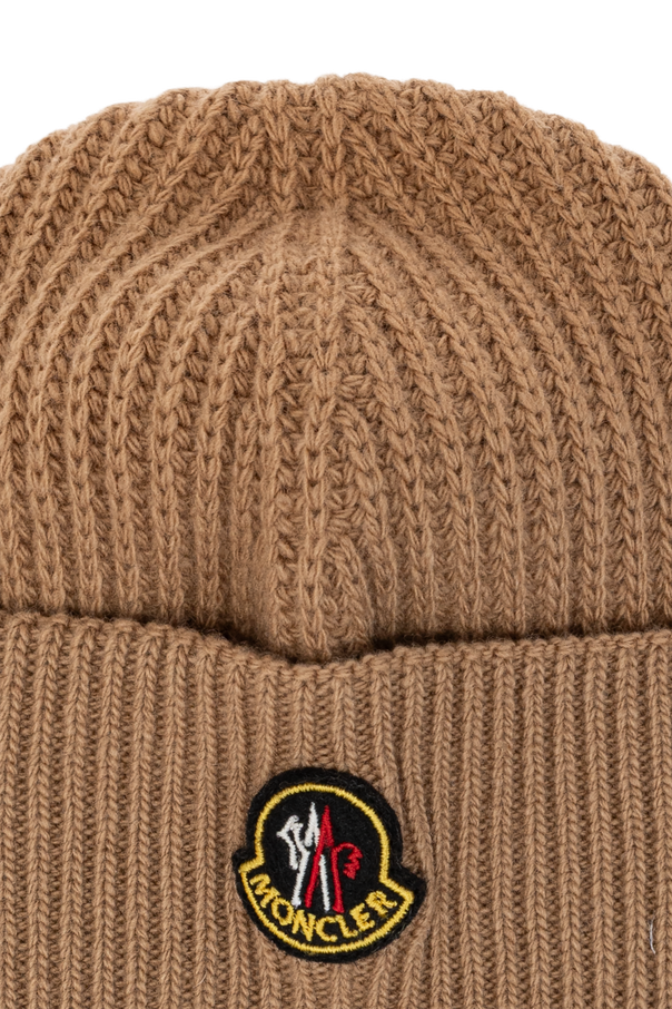 Moncler Czapka z naszywką z logo