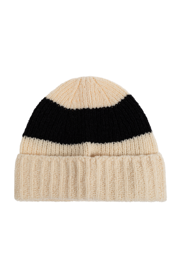 Moncler Wool beanie with logo patch