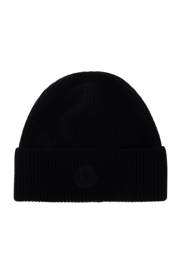 Wool Beanie Hat with Logo od Moncler