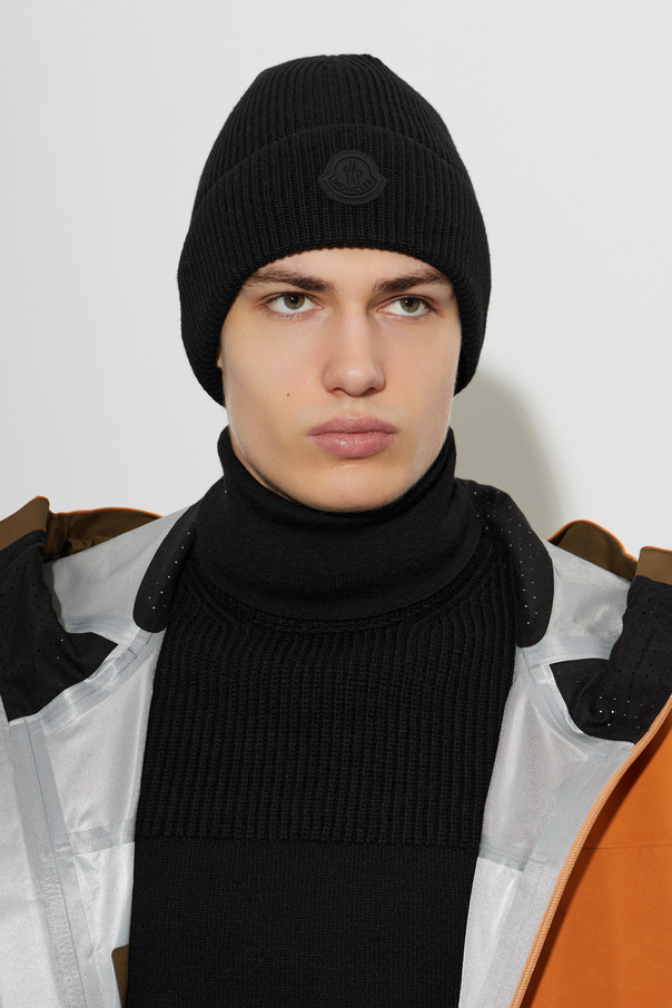 Moncler Căciulă din lână cu logo
