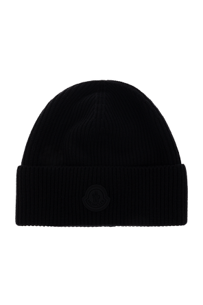 Wool Beanie Hat with Logo