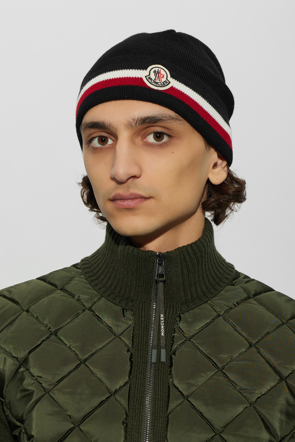 Moncler Wool beanie with logo