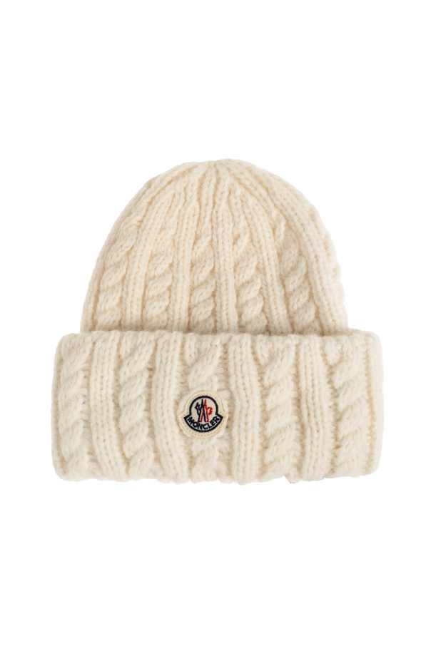 Cap with logo patch od Moncler