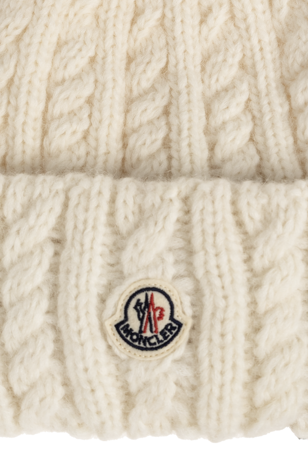 Moncler Cap with logo patch