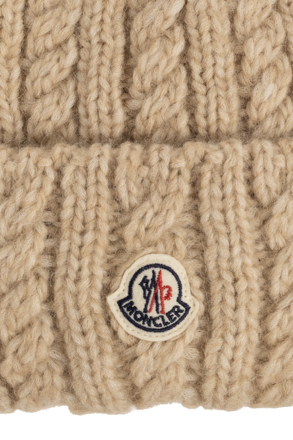 Moncler Cap with logo patch