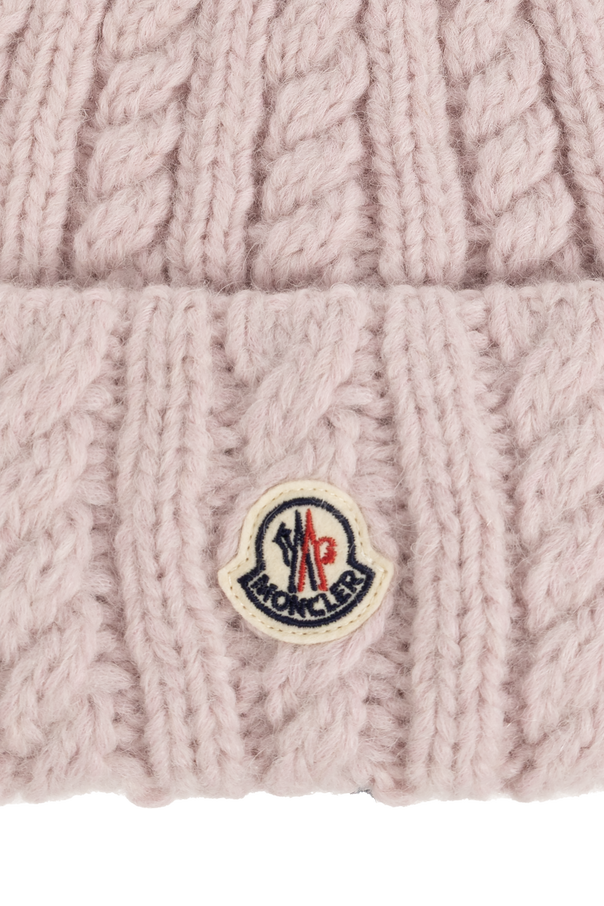 Moncler Cap with logo patch