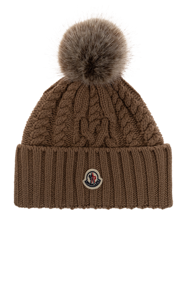 Cap with logo patch od Moncler