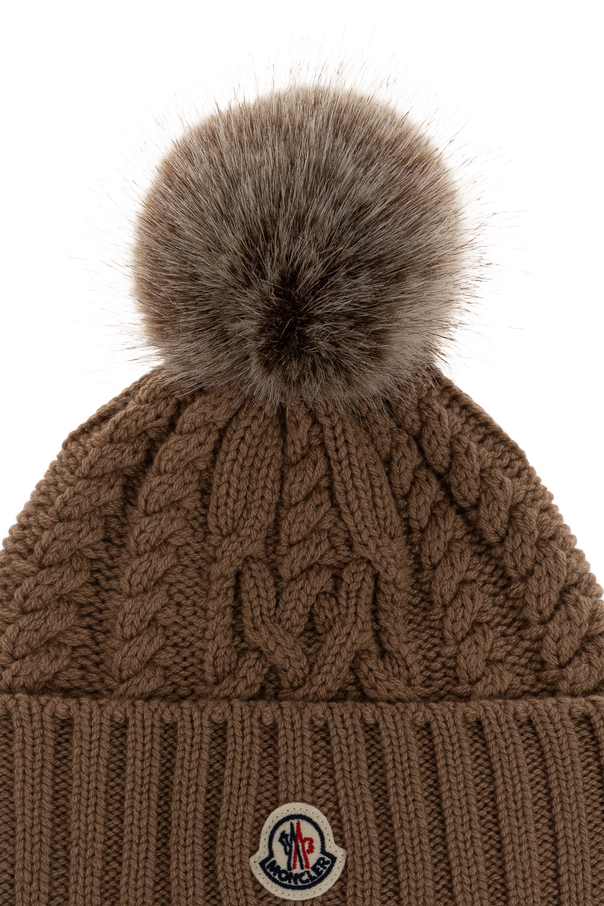 Moncler Cap with logo patch