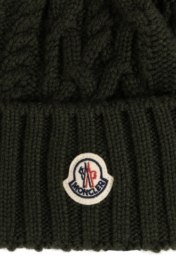 Moncler Cap with logo patch