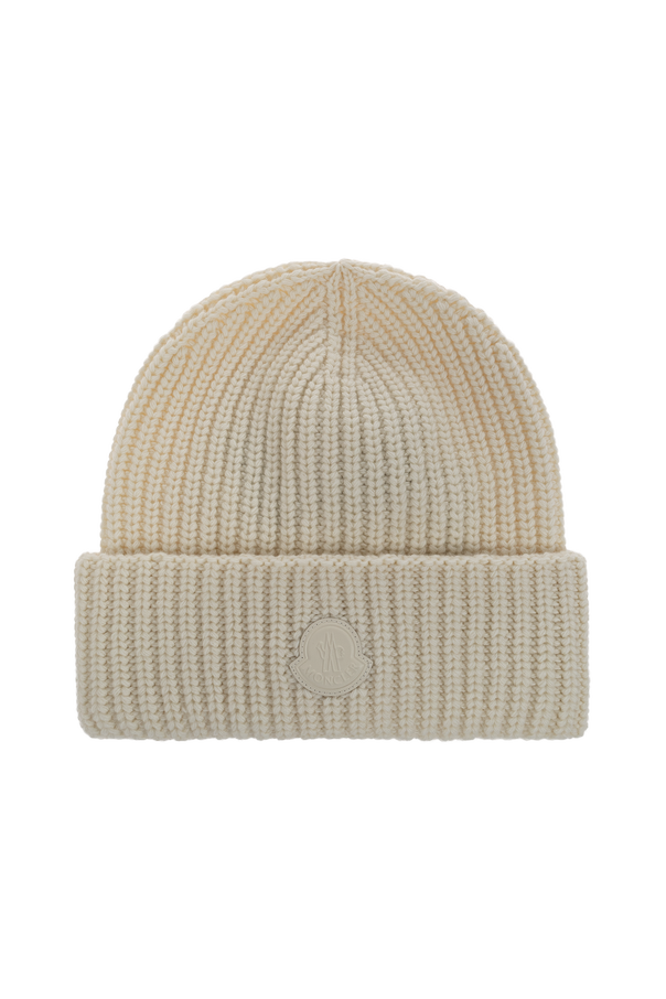 Wool beanie with logo od Moncler