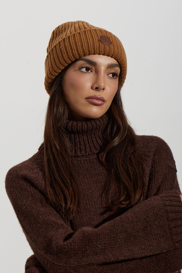 Moncler Wool beanie with logo