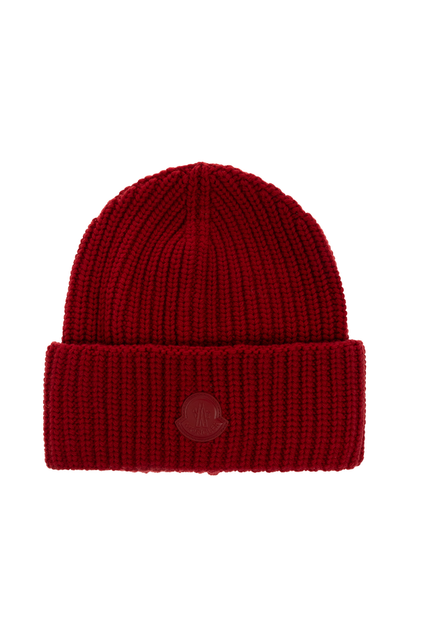 Wool beanie with logo od Moncler