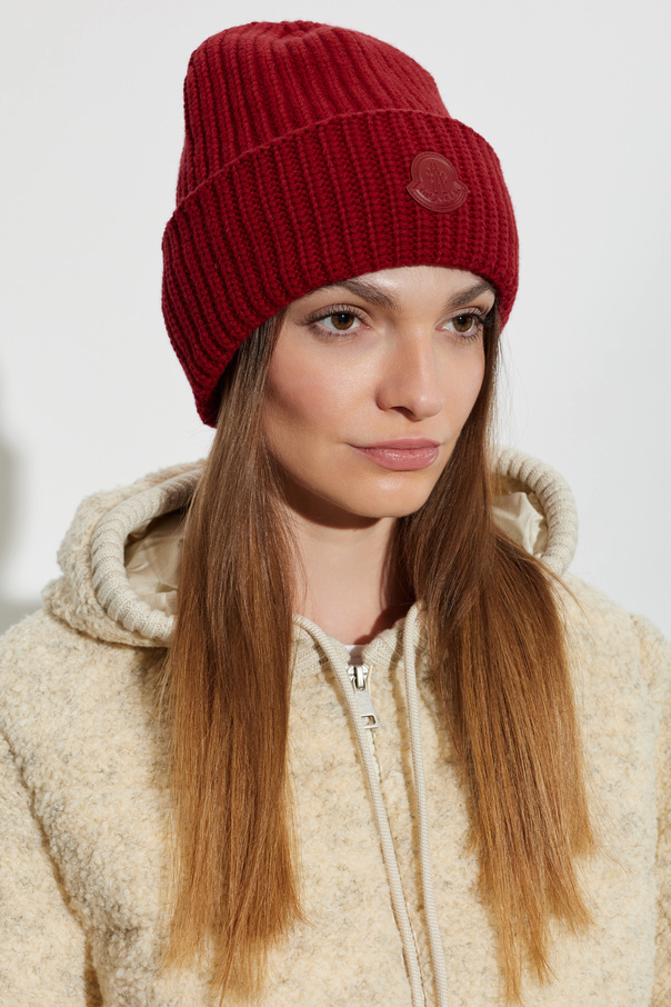 Moncler Wool beanie with logo