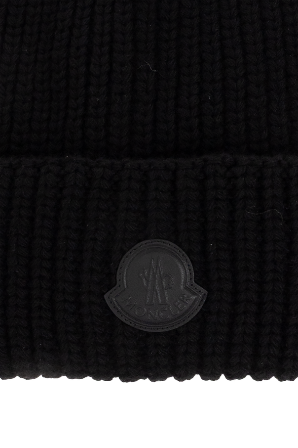 Moncler Wollmütze mit Logo