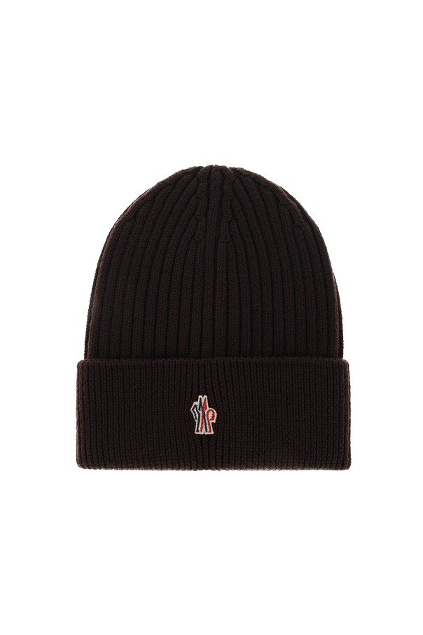 MONCLER GRENOBLE APRÈS-SKI brown beanie od Moncler Grenoble