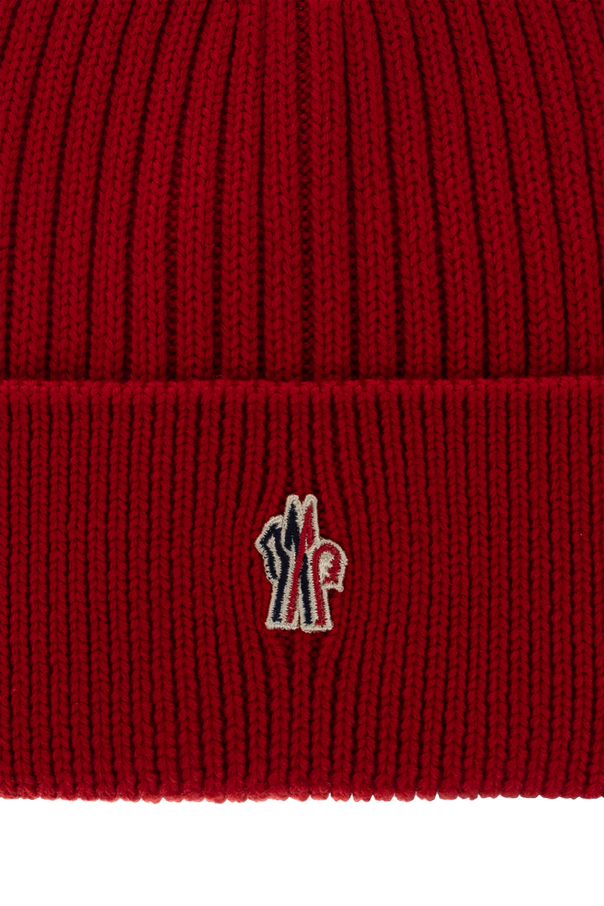 Moncler Grenoble MONCLER GRENOBLE APRÈS-SKI gorro de punto clásico en lana roja