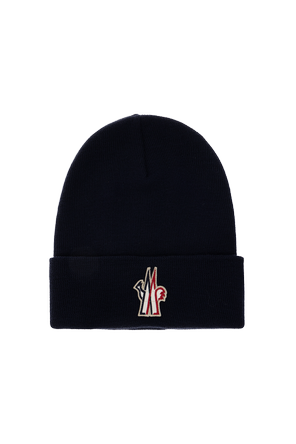 Тъмносиня шапка MONCLER GRENOBLE APRÈS-SKI