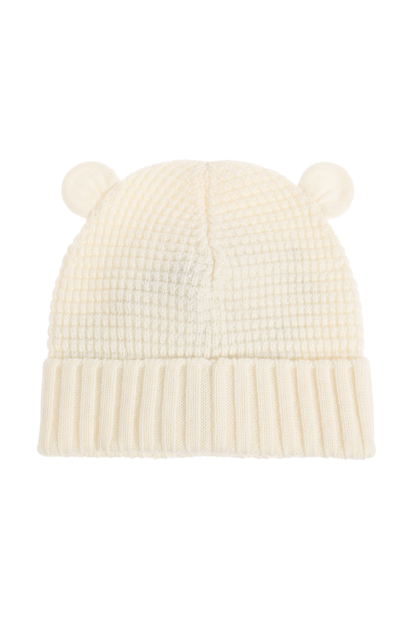 Moncler Enfant Wool beanie with logo