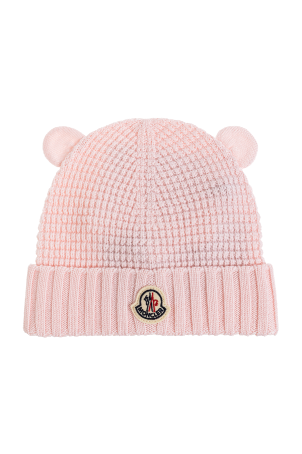 Wool beanie with logo od Moncler Enfant