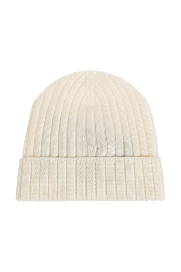 Moncler Enfant Wool beanie with logo