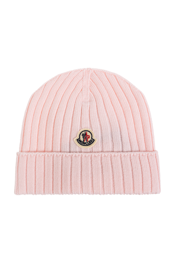 Wool beanie with logo od Moncler Enfant