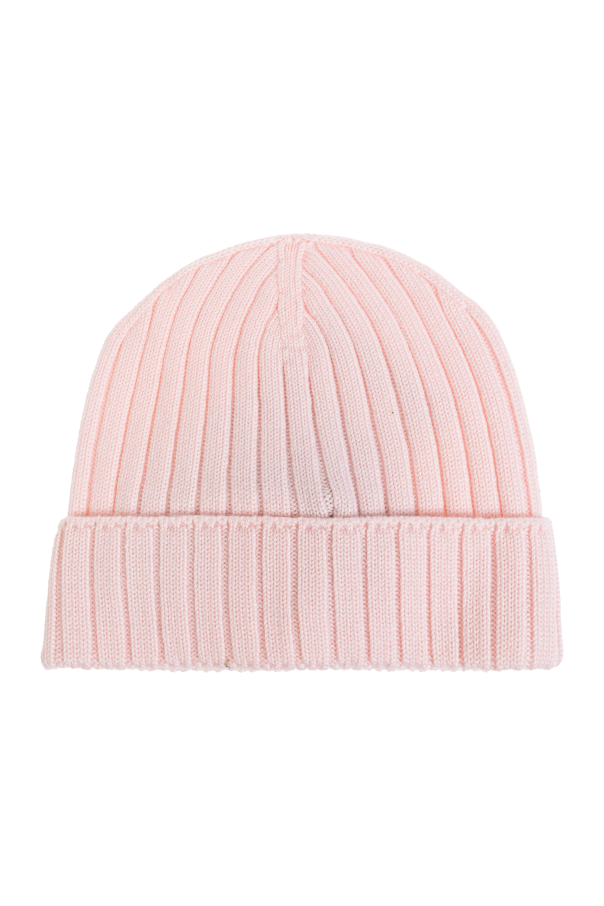 Moncler Enfant Wool beanie with logo