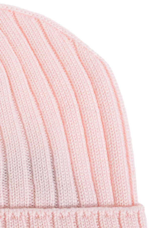 Moncler Enfant Wool beanie with logo