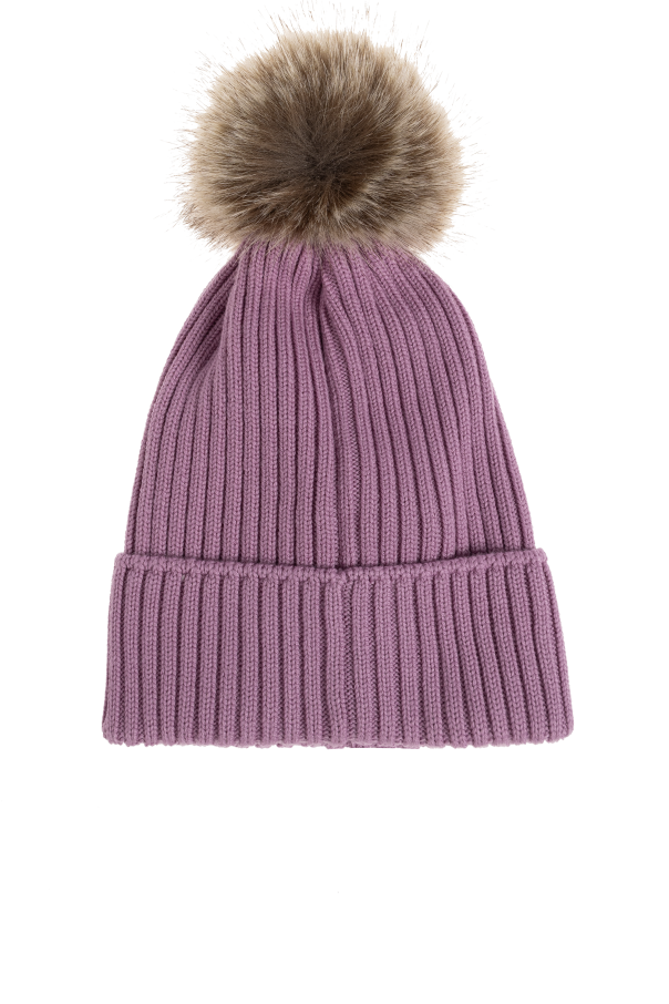 Moncler Enfant Wool beanie with logo
