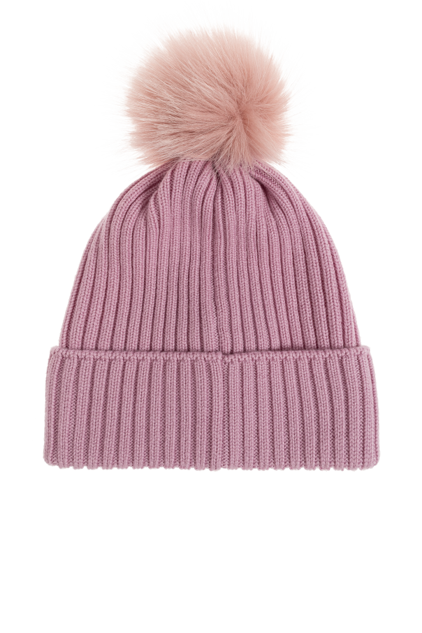 Moncler Enfant Wool beanie with logo
