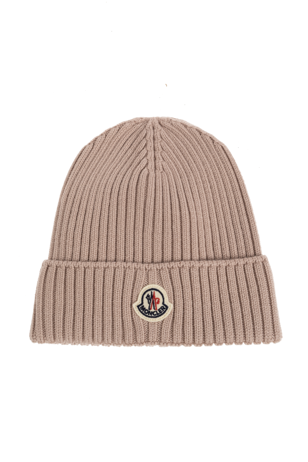 Wool beanie with logo od Moncler Enfant