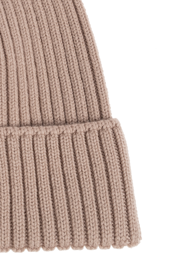 Moncler Enfant Wool beanie with logo