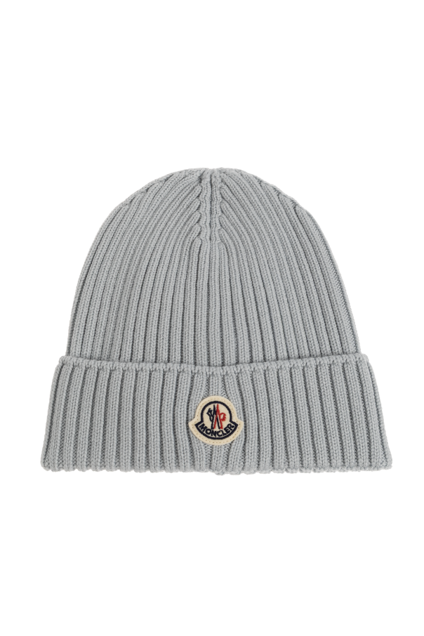 Wool beanie with logo od Moncler Enfant