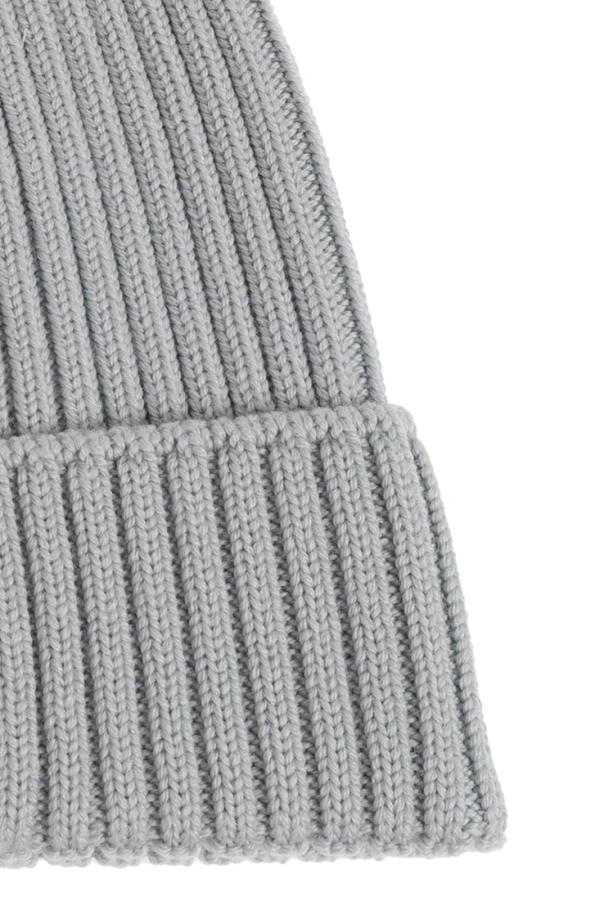 Moncler Enfant Gorro de lana con logo