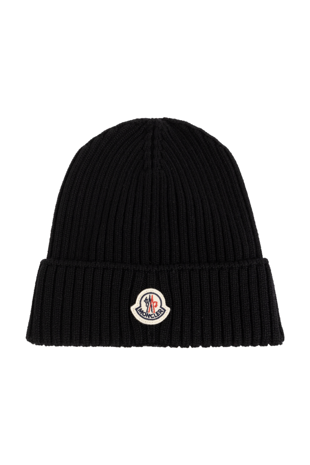 Wool beanie with logo od Moncler Enfant