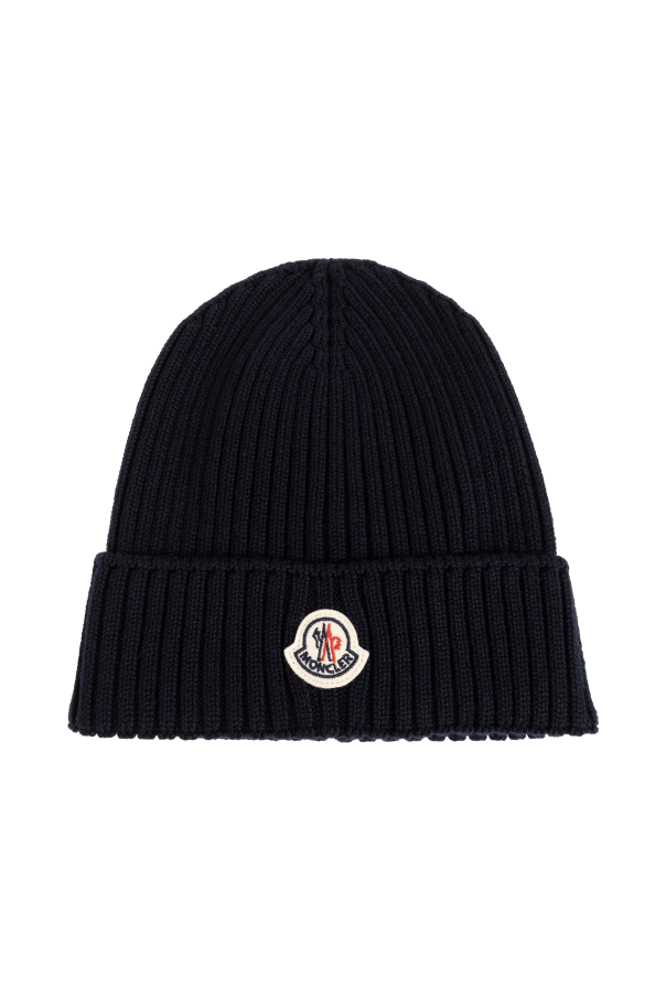 Wool beanie with logo od Moncler Enfant