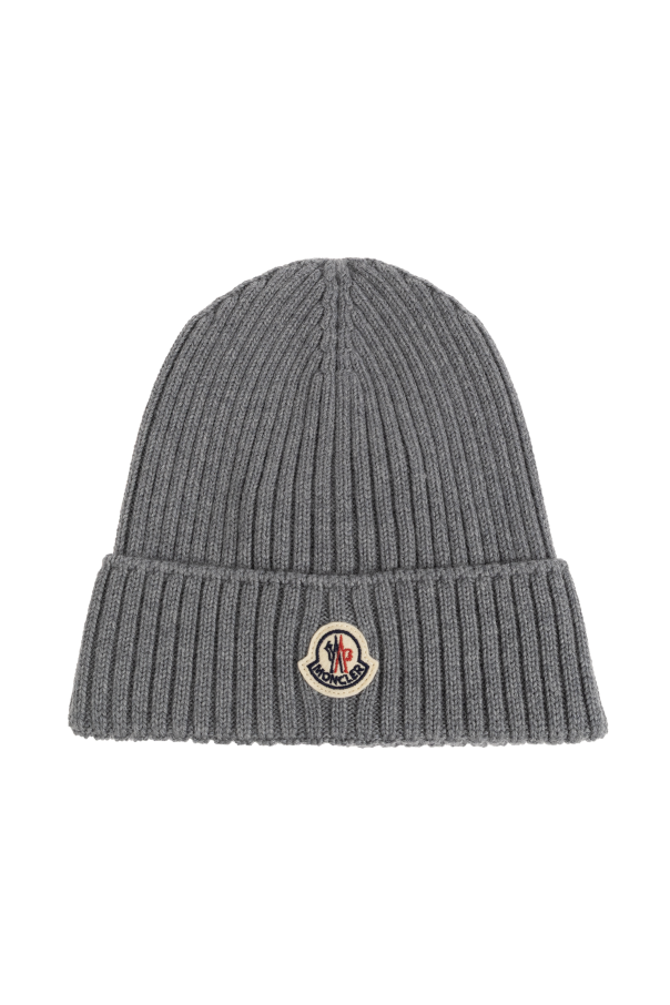 Wool beanie with logo od Moncler Enfant