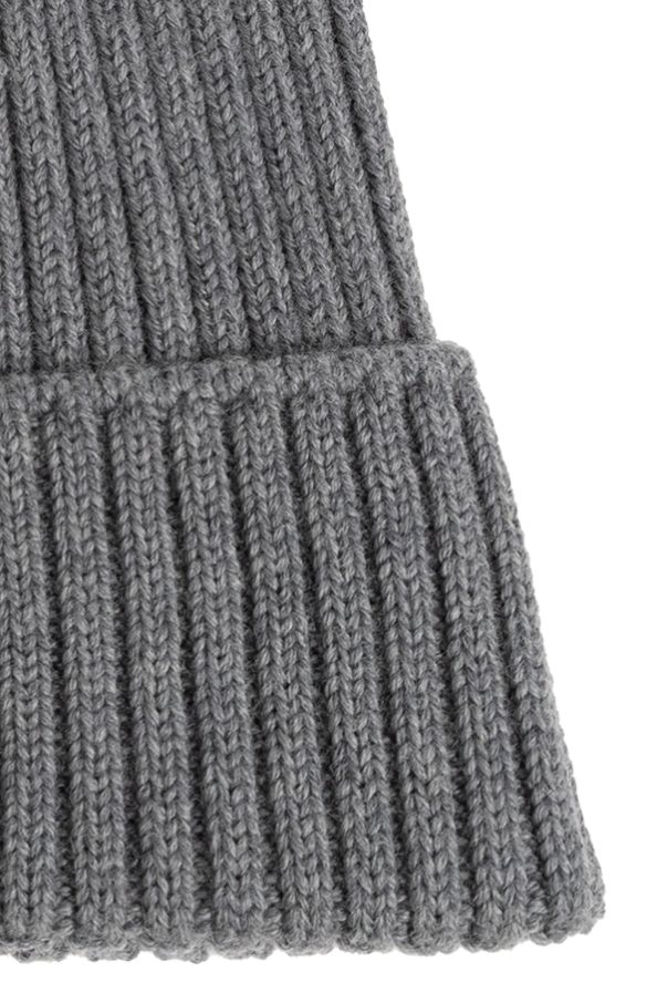 Moncler Enfant Wool beanie with logo